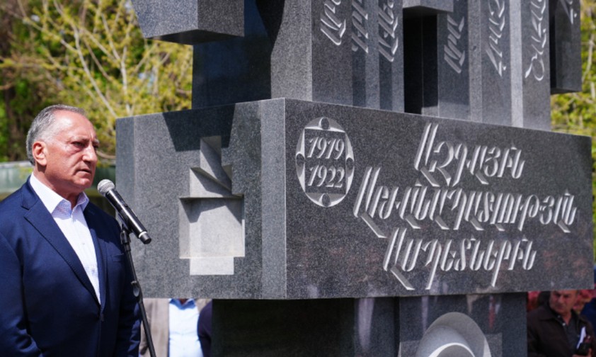 Das Brunendenkmal wurde am 25. April eingeweiht: Die Türkei sieht darin einen Affront und hat ihren Luftraum für armensiche Flüge geschlossen.