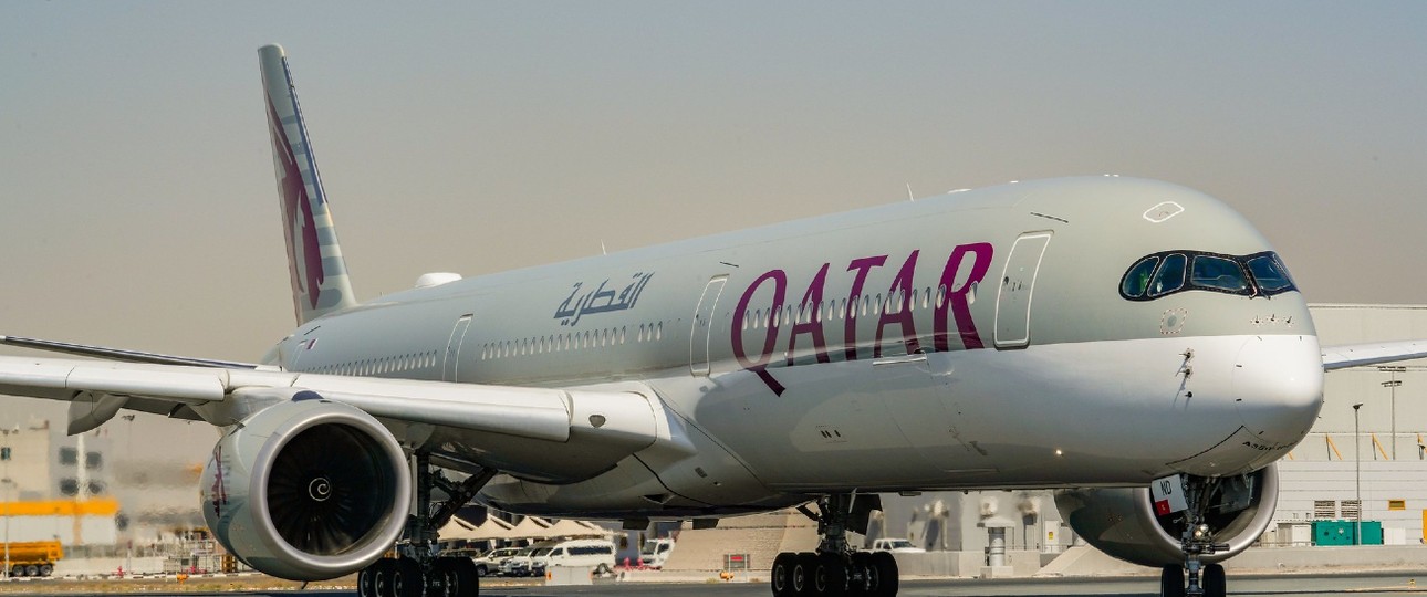 Airbus A350 von Qatar Airways: Fluglinie und Hersteller sind wieder Freunde.