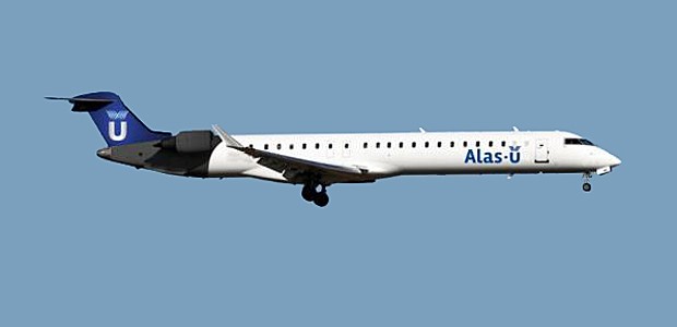 Das neue Erscheinungsbild von Alas-U: So werden die Bombardier CRJ900 aussehen.