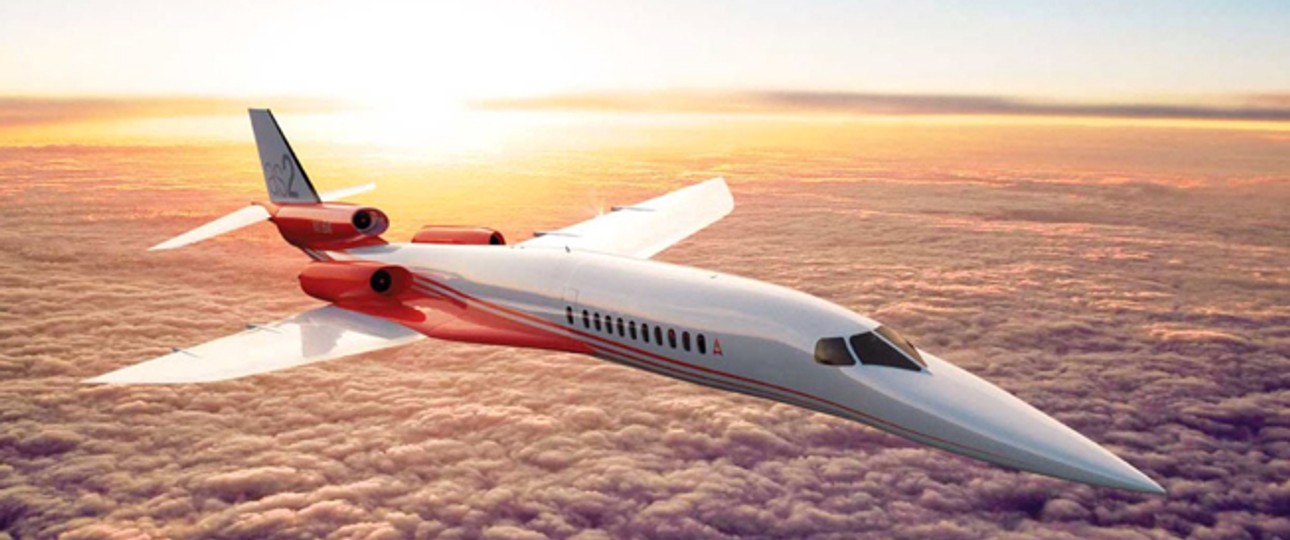 Das Konkurrenzprodukt, an dem Airbus mitarbeitet: Aerion AS2. Es soll etwas langsamer sein – dafür aber leiser.