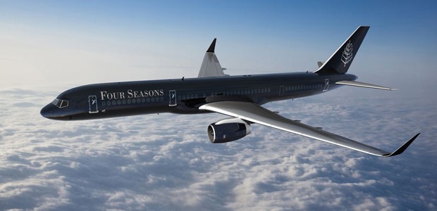 Die Boeing 757-300 von Four Seasons: Nächster Halt Weltreise.