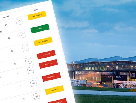 Flughafen London-Heathrow: Auch am Mittwoch sind schon diverse Flüge annulliert worden.