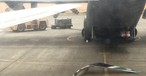 Das abgefallen Winglet: Bei der Kollision abgetrennt.