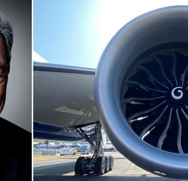 Michael Arthur und das Triebwerk der Boeing 777X: Verspätungen passieren.