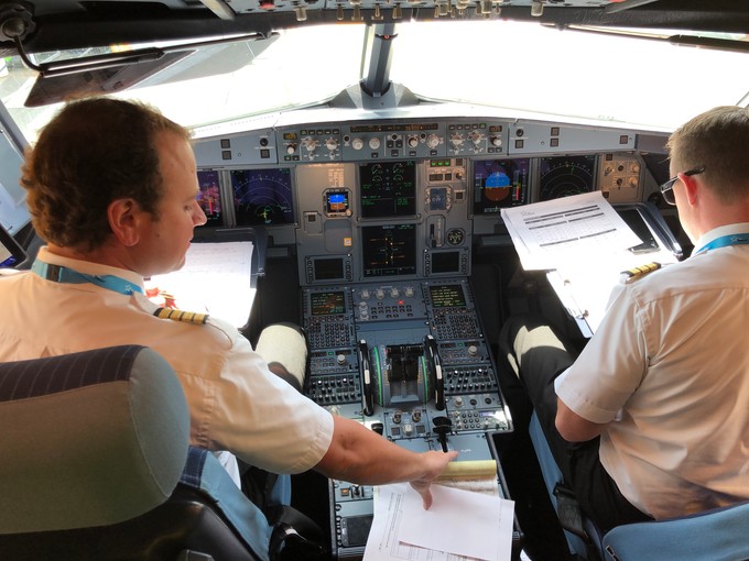 Die Piloten schätzen das aufgeräumte Cockpit mit modernster Technologie.