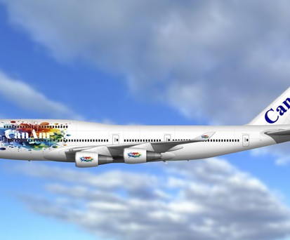 Visualisierung einer Boeing 747 von Can Am: Gelingt der Aufbau einer Jumbo-Jet-Flotte?