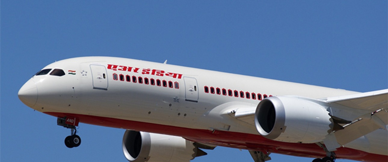 Erster Dreamliner von Air India: Flüge als Training.