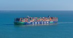 Containerschiff von CMA CGM: Die Reederei ist auf dem meer bereits eine Größe.