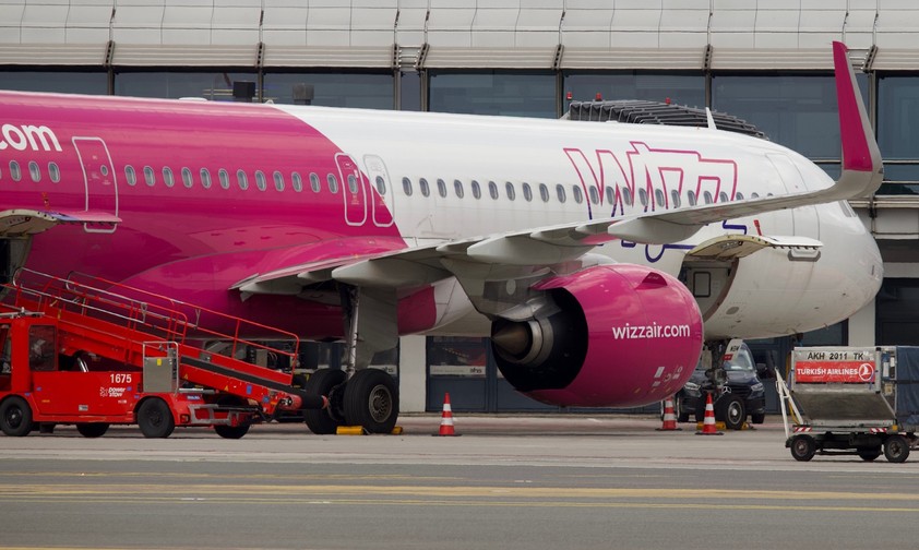 Flugzeug von Wizz Air: Auszeichnung für besonders kurze Turnaround-Zeiten.
