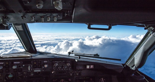 Cockpit: Eigentlich kein Schlafplatz.