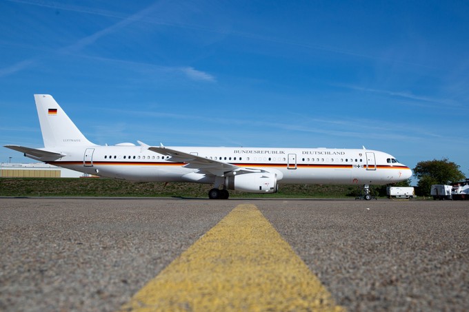 Neu ist dieser umgebaute Airbus A321 im Dienst.