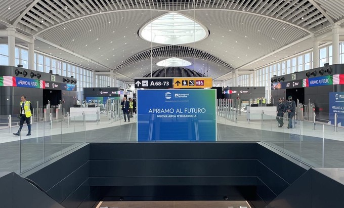 Der Flughafen Rom-Fiumicino hat ihn innerhalb von fünf Jahren gebaut.