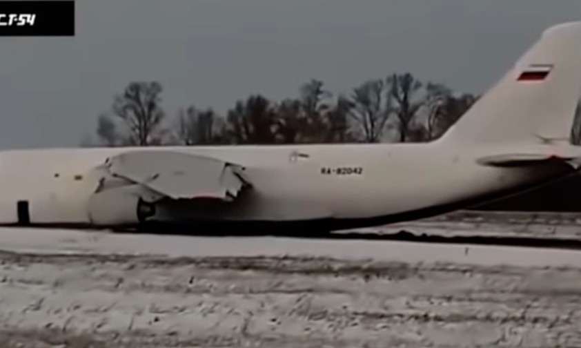 Antonov An-124 hatte wenig Zeit für Landung