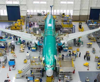 Produktion der 737 Max: Unter der Lupe.