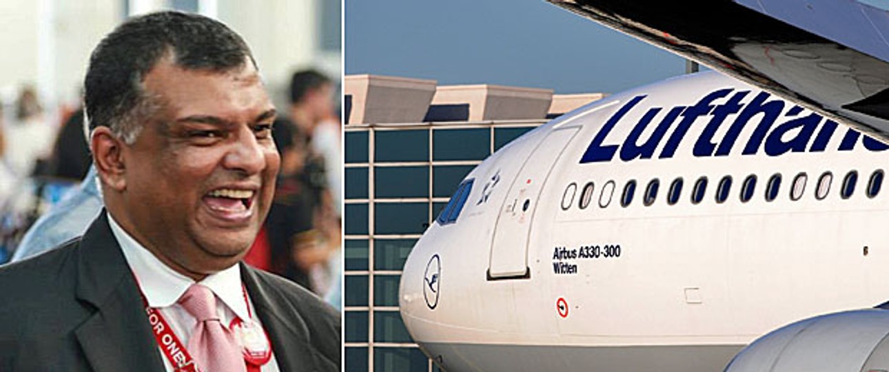 Tony Fernandes, Airbus A330: Der Air-Asia-Chef hält nichts von den Lufthansa-Plänen.