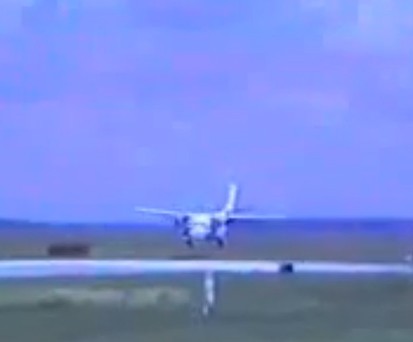 Kurz vor dem Aufsetzen: Jetzt wird es unangenehm.