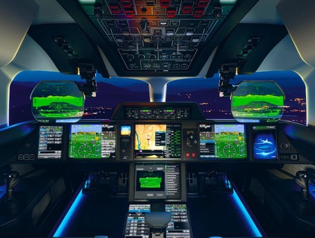 Falcon Eye in der Falcon 6X: Der irische Regierungsjet ist nicht mit dem System ausgestattet. 