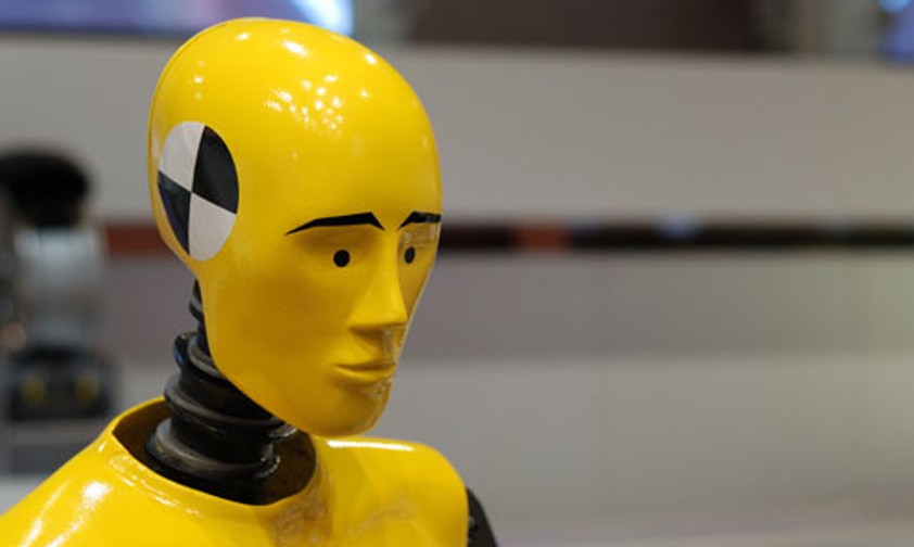 Crash-Test-Dummy: Normalgewicht reicht nicht.