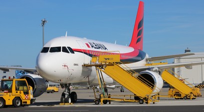 Der albanische Regierungsflieger: Der Airbus A319 gehört nun Albanien.