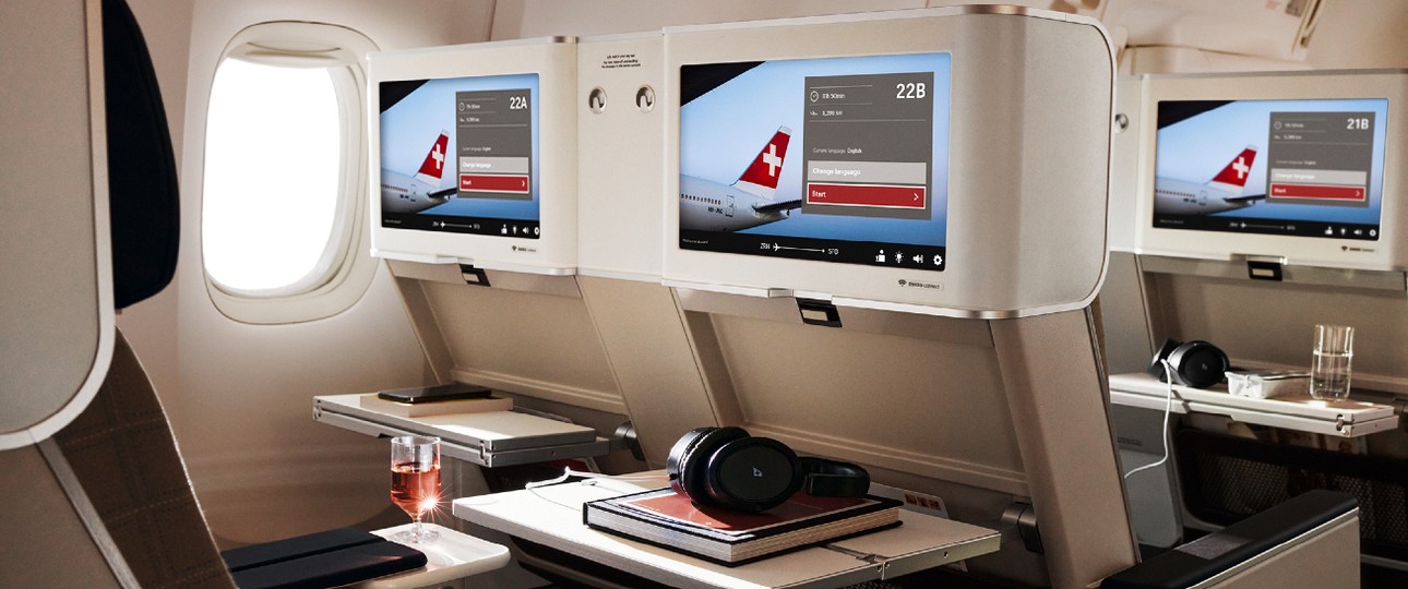 Die neue Premium Economy Class von Swiss in einer Boeing 777: Insgesamt gibt es ...