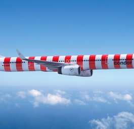 Boeing 757 in rot-weiß: Beim A330 Neo ist die Farbe Rot nicht vorgesehen.
