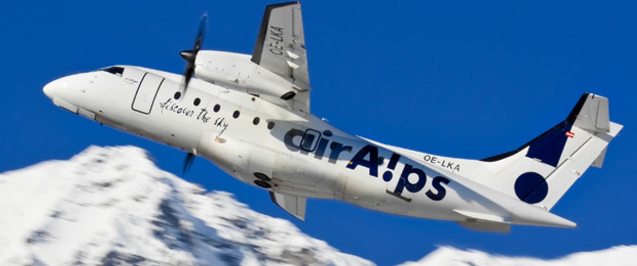 Dornier Do328-100 von Air Alps: Fliegen war früher.