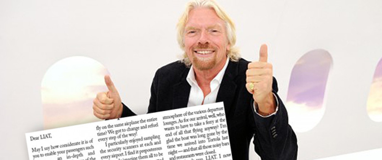 Richard Branson: Der Virgin-Chef liebt Reklamationen.
