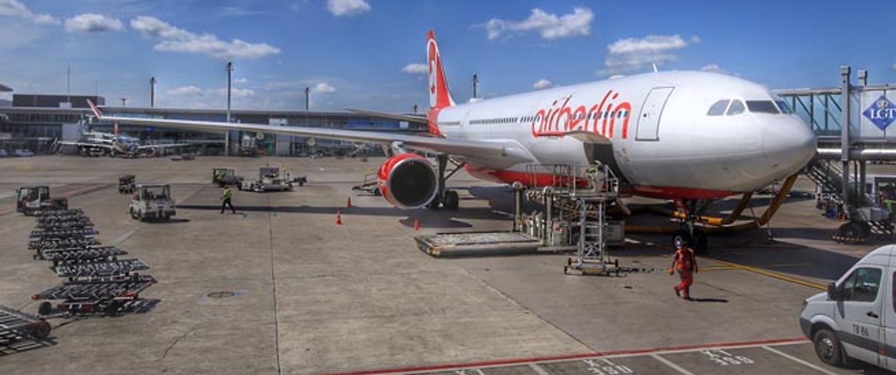 Airbus A330 von Air Berlin: Bald kaum mehr in Berlin-Tegel zu sehen.