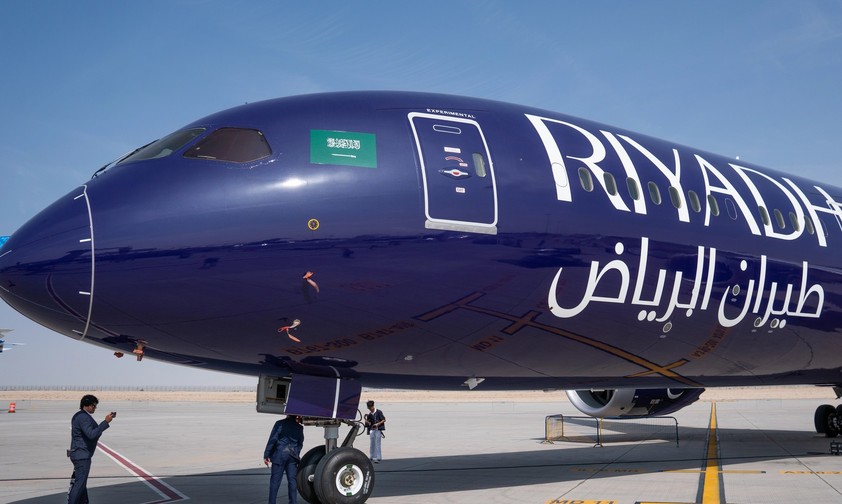 Boieng 8787-9 von Riyadh Air: Die Fluglinie bringt ihre Flotte in Sicherheit.