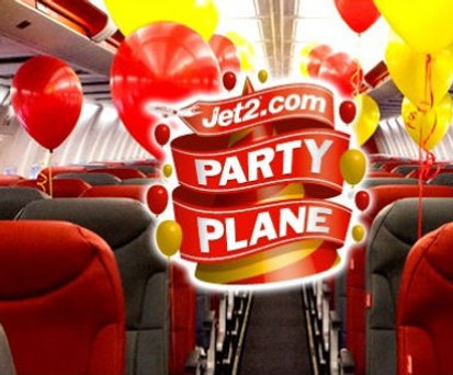 Werbung von Jet2: Manche Passagiere nehmen sie etwas zu ernst.