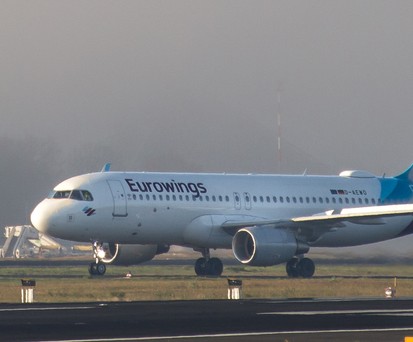 Airbus A320 von Eurowings: Die Airline war nicht immer als Billigflieger unterwegs.