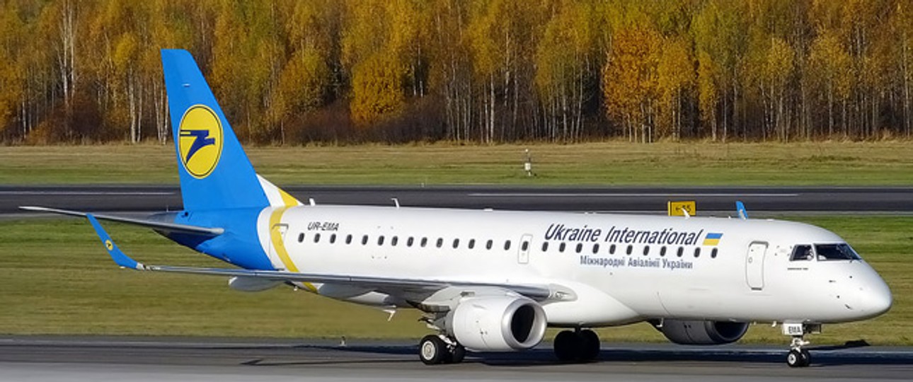 Embraer 190 von Ukraine International: Nun sollen 195er folgen.