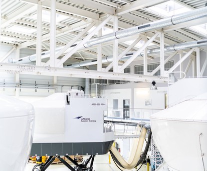 Simulator von Lufthansa Aviation Training: Vieles lässt sich auch hier erledigen.