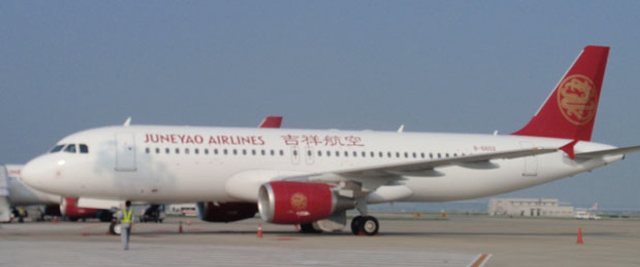 Jet von Juneyao: Die Fluglinie zweifelt an den Vorwürfen.
