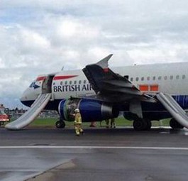 Betroffener A319 von British Airways: Aus Versehen los geschickt