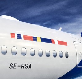 Landesfarben auf Flugzeuge von SAS: Drei Länder stecken in SAS, nur noch eines ist inzwischen Aktionär.