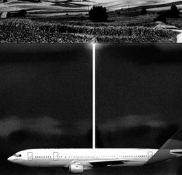 Flugzeug unter der Erde: So stellt sich der Künstler das Projekt vor.