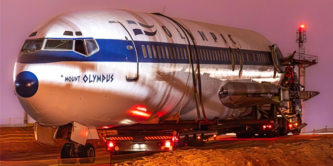 Im März wurde die Boeing 727 vom ehemaligen Airport Ellinikon ...