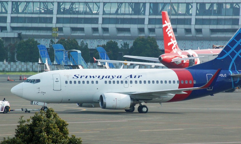 Boeing 737-500 von Sriwijaya Air: Dieses Flugzeug stürzte ins Meer.