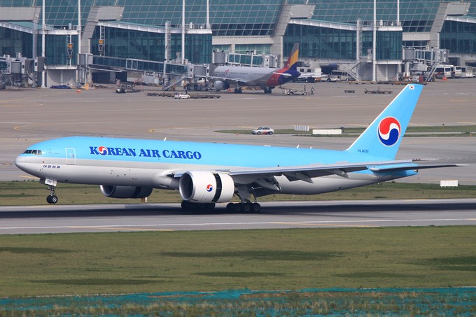 Platz 6: Korean Air, Korea - 8104 Millionen  Tonnenkilometer.