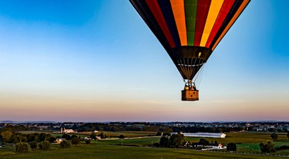 Ballon in der Luft: Ballonfahren ist noch gefährlicher als fliegen in Kleinflugzeugen.