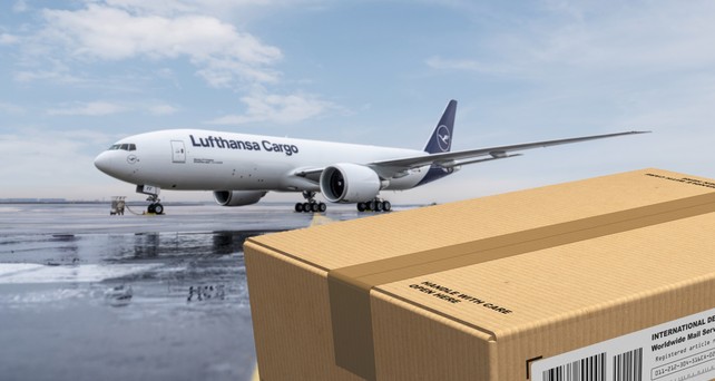 lufthansa cargo boeing 777 paket