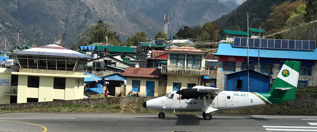 Die Twin Otter von Tara Air mit dem Kennzeichen 9N-AET: Auf einem Flug verschwunden.