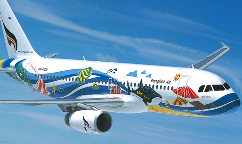 Airbus von Bangkok Airways: Probleme im Grenzgebiet.