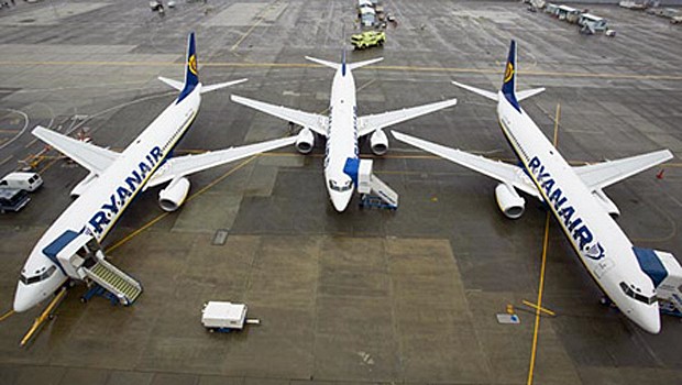 Boeing B737-800 von Ryanair: Ärger in Frankreich.