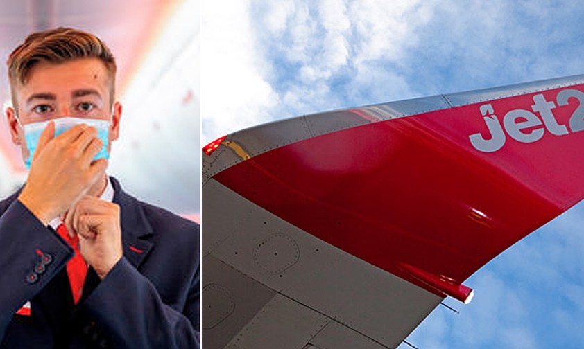 Flugbegleiter von Jet 2:  Reisende, die nicht wollen, müssen keine Maske mehr tragen.
