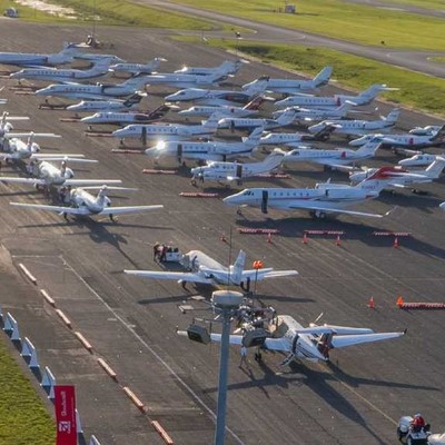 Special Olympics Airlift 2025: Zahlreiche Jets nehmen an der Aktion teil.