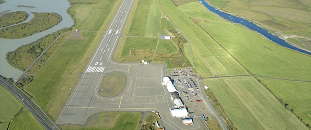 Flughafen Egilsstadir: Flugfélag Austurlands will die eigene Region mit dem Rest von Island verbinden.
