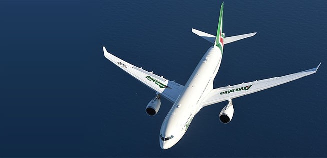 Airbus A330 von Alitalia: Daran wäre Lufthansa vielleicht interessiert.