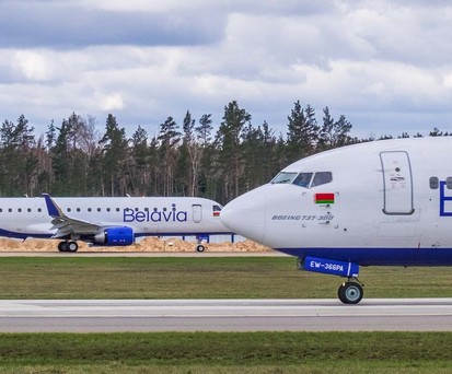 Flugzeuge von Belavia: US-Sanktionen gegen die Staatsairline wurden gelockert.